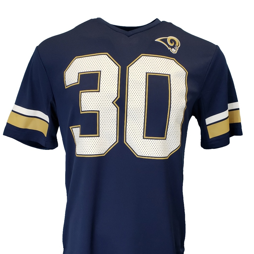 Los Angeles Rams #30 Todd Gurley II NFL Jersey Tee